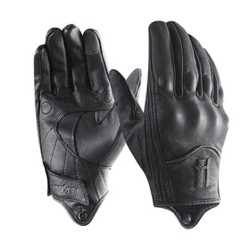 Harssidanzar GM028 front view showing design and black finish for confident riding