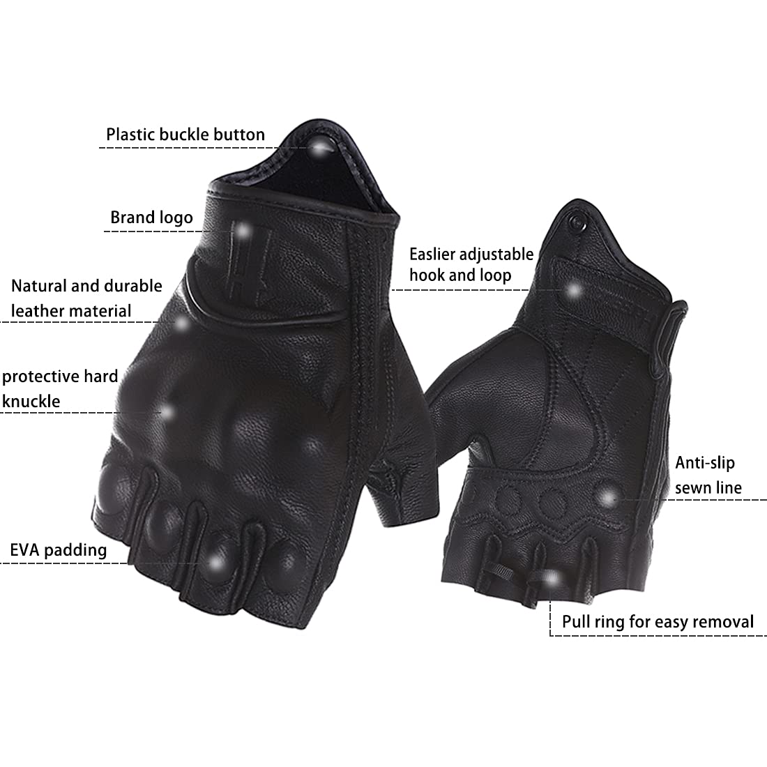 Harssidanzar GM037 back detail highlighting durable stitching and profile