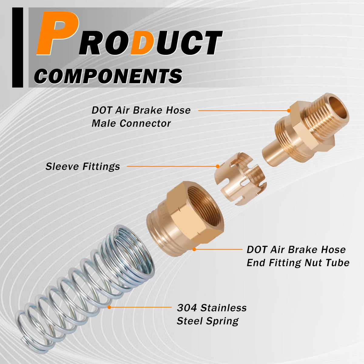 HASAOMOI brass hose barb detail highlighting textured grip and leak prevention