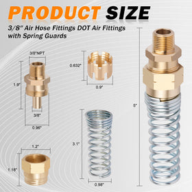 HASAOMOI brass fitting close-up of threads showing precision and secure fit benefit