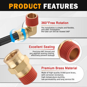 HASAOMOI internal collet view displaying push-to-connect ease and secure grip