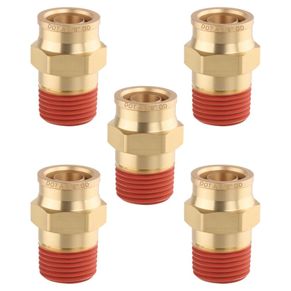 HASAOMOI front packaging showing five brass DOT-approved fittings and benefits