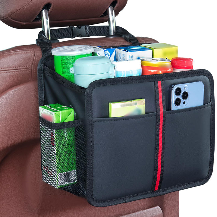 hasentan front view of hanging organizer showing neat storage benefit