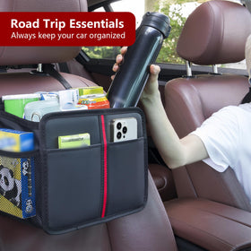 hasentan open zippered pocket showing contents for organized-storage benefit