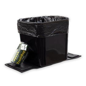 HAUSSIMPLE front view of trash can showing compact design and easy access