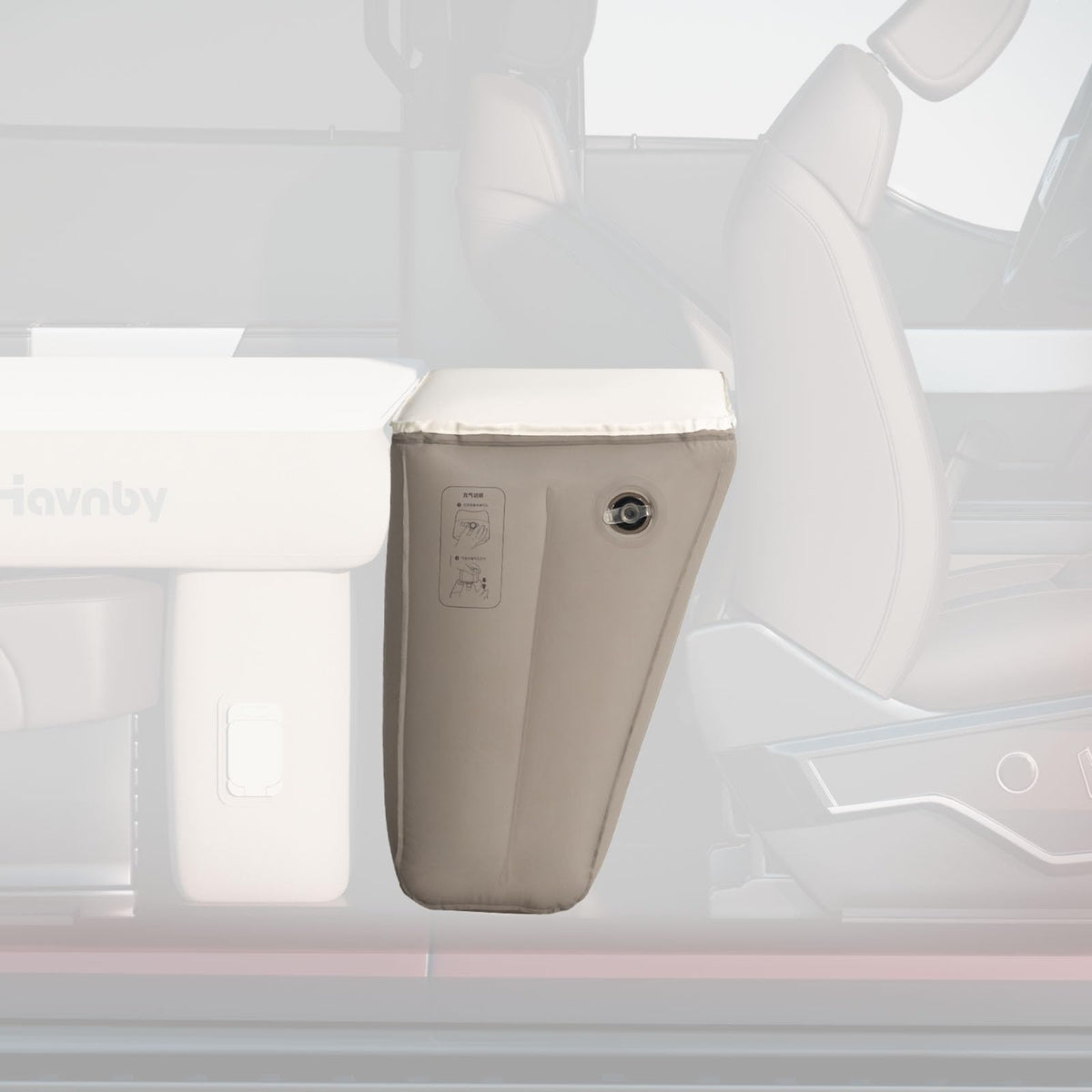 Havnby extender front packaging showing product branding and compact box benefits