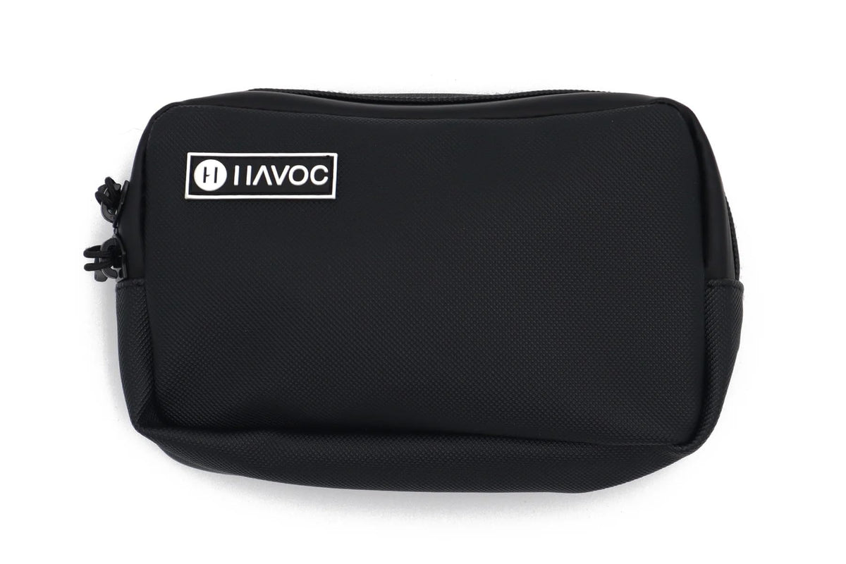 Havoc Racing front view showing compact low-profile storage and durability