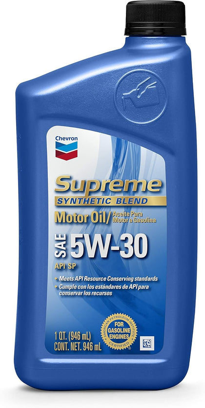 HAVOLINE Chevron Supreme 5W-30 front bottle view showing label and pack convenience