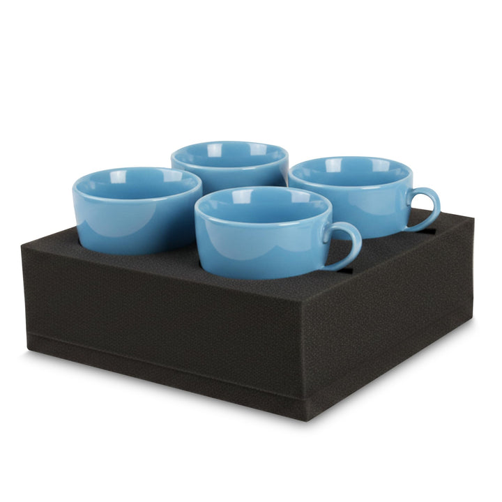 HAWETICO front view of 4-slot foam organizer showing neat cup storage benefit