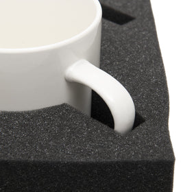 HAWETICO with included sponge brush for easy cleaning of cups