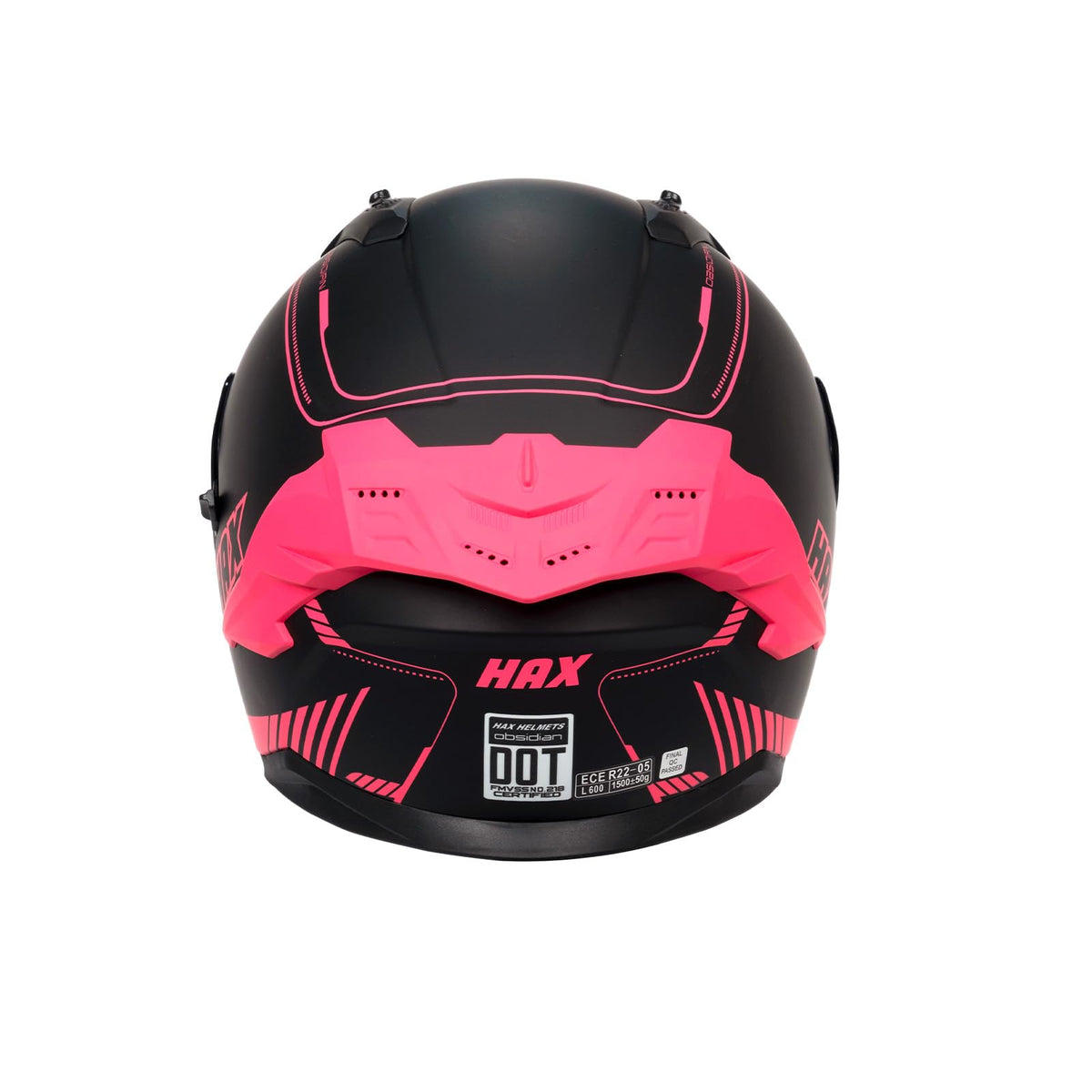 HAX helmet packaging and protective bag included for safe storage
