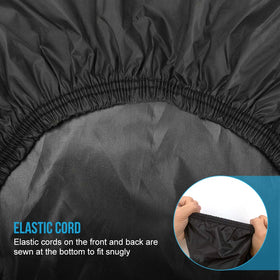 HAYCOVER folded inside included storage bag for compact transport