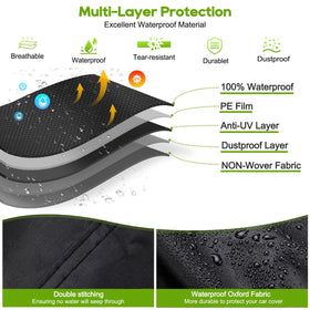 HAYCOVER in use on a side-by-side demonstrating all-around protection