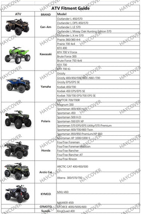 HAYCOVER reflective strips at night improving ATV visibility and safety