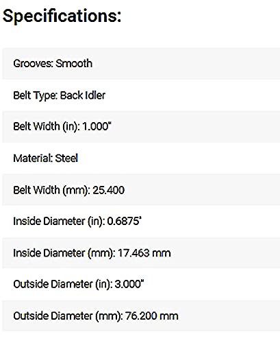 Hayden Automotive close-up of bearing and 0.69 inch bore for secure mounting
