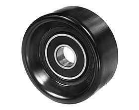 Hayden Automotive pulley installed on engine routing a 1 inch accessory belt