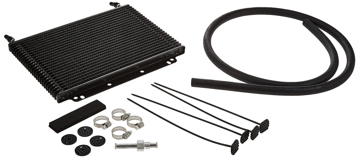 Hayden Automotive 678 front view showing compact cooler core and mounting benefits