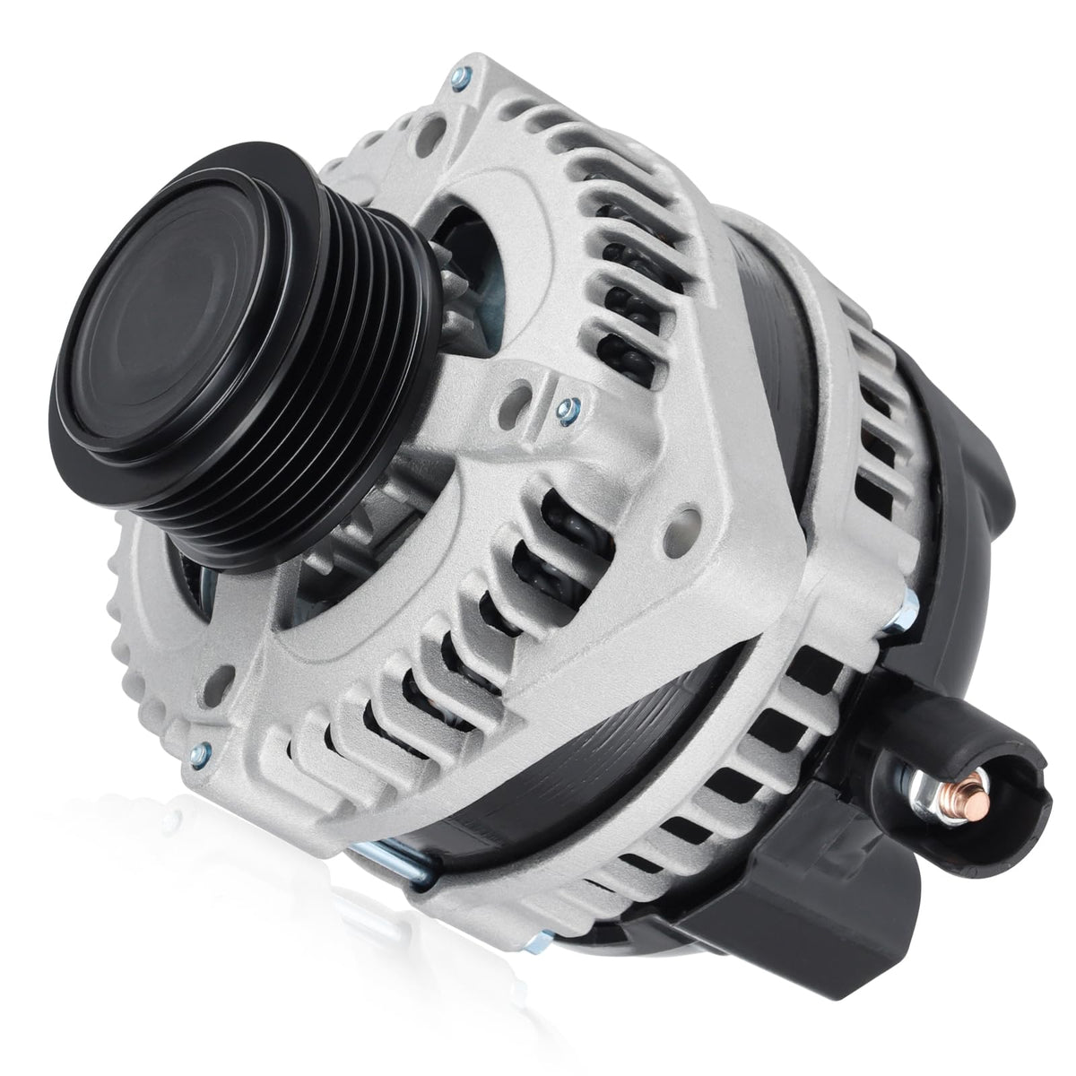 HAYIAUTO 11573 front view showing full alternator for correct fit
