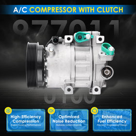 HAYIAUTO aluminum compressor body close-up showing corrosion resistance benefit