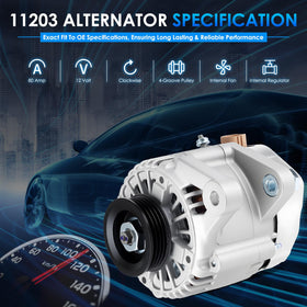 HAYIAUTO rear view showing plug clock and mounting ear for easy OEM comparison benefit