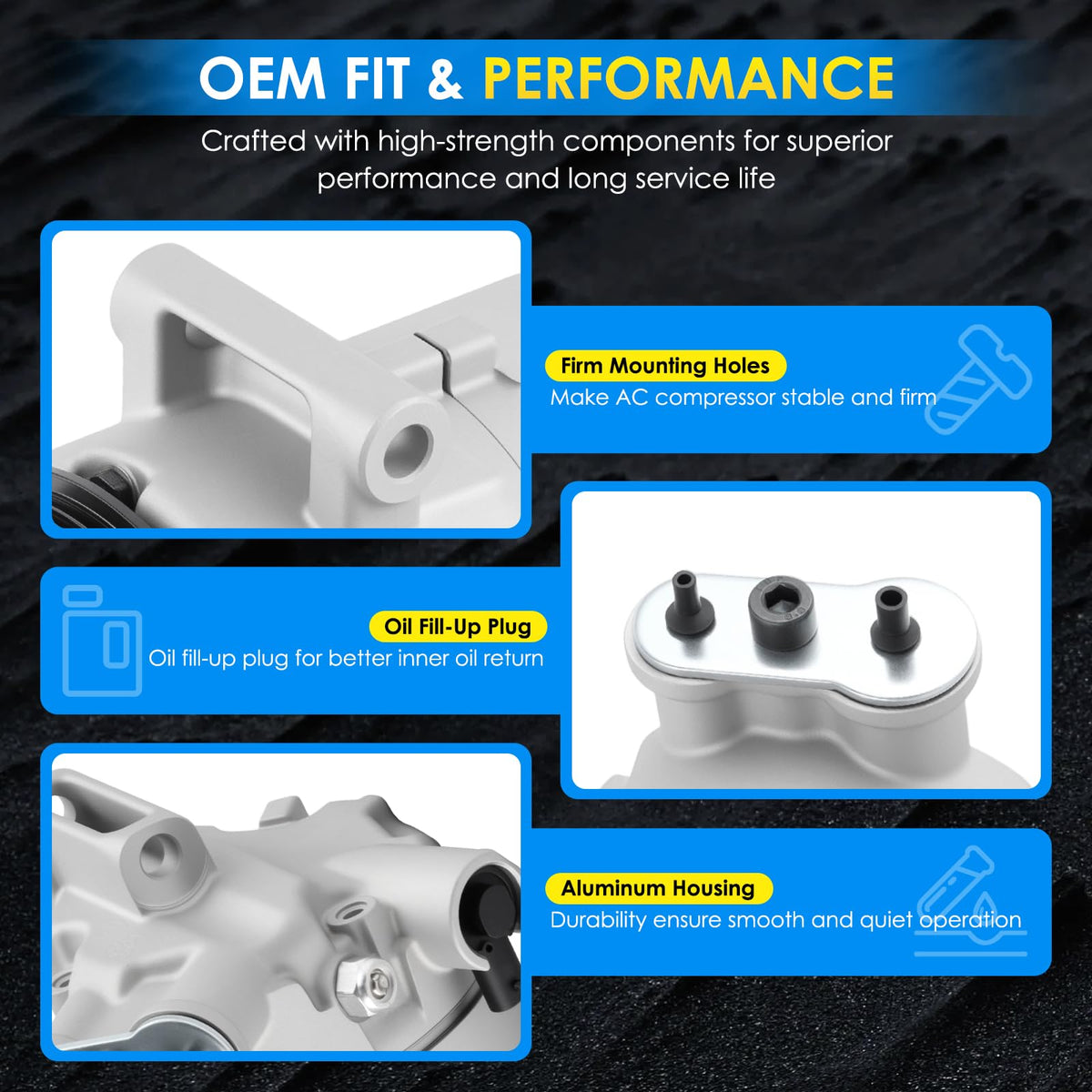HAYIAUTO part number label view assisting buyers to confirm correct OEM cross-reference
