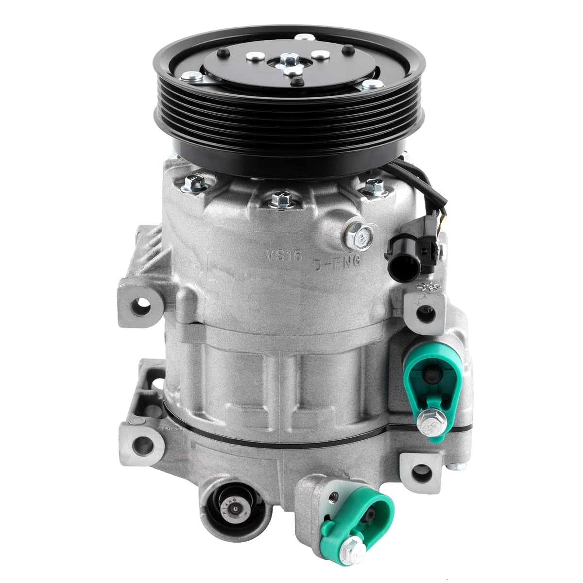 HAYIAUTO front view of A/C compressor showing fitment and durability benefit