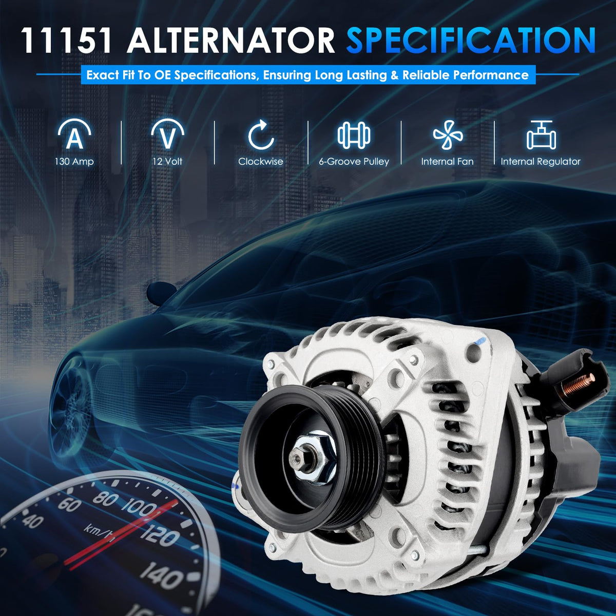 HAYIAUTO detailed mounting flange view showing precise bolt alignment