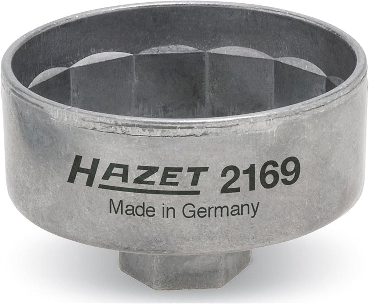 Hazet 2169 front view showing 14-flute face and accurate fit benefit