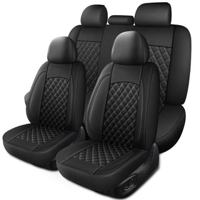 HChengkikz front seat cover displayed in packaging showing clean protection