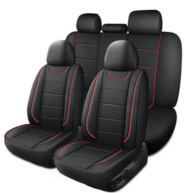 HChengkikz front seat cover laid out showing complete kit and fit benefit