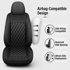 HChengkikz headrest and belt openings showing airbag-compatible access