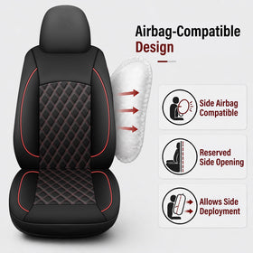 HChengkikz rear bench cover spread flat to show full-seat protection coverage