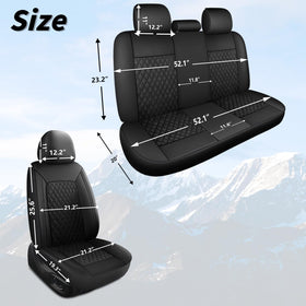 HChengkikz seat cover edge and straps demonstrating secure, adjustable fit