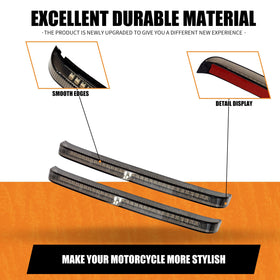 HCmotorku size comparison next to ruler showing correct saddlebag fit