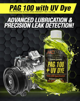 hcpro label closeup highlighting viscosity and UV dye details for quick spec checks