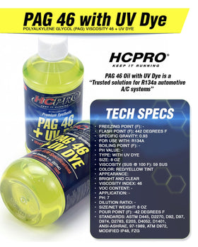 hcpro on a technician workbench during A/C service illustrating professional use