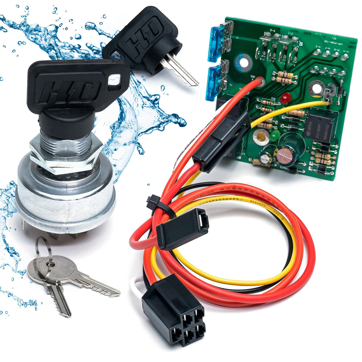 HD Switch front view of ignition module showing mounting for easy replacement