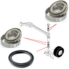 HD Switch taper roller bearings close-up highlighting precision surfaces