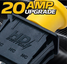 HD Switch closeup of blade terminals and connection points for reliable conductivity