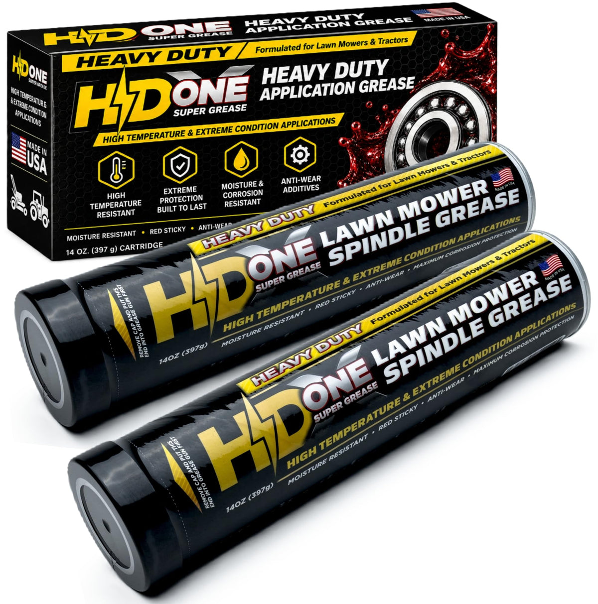 HD Switch front label showing product name and heavy-duty use benefits