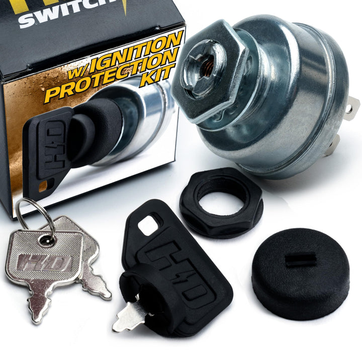 HD Switch front view of ignition switch kit showing complete upgrade benefit