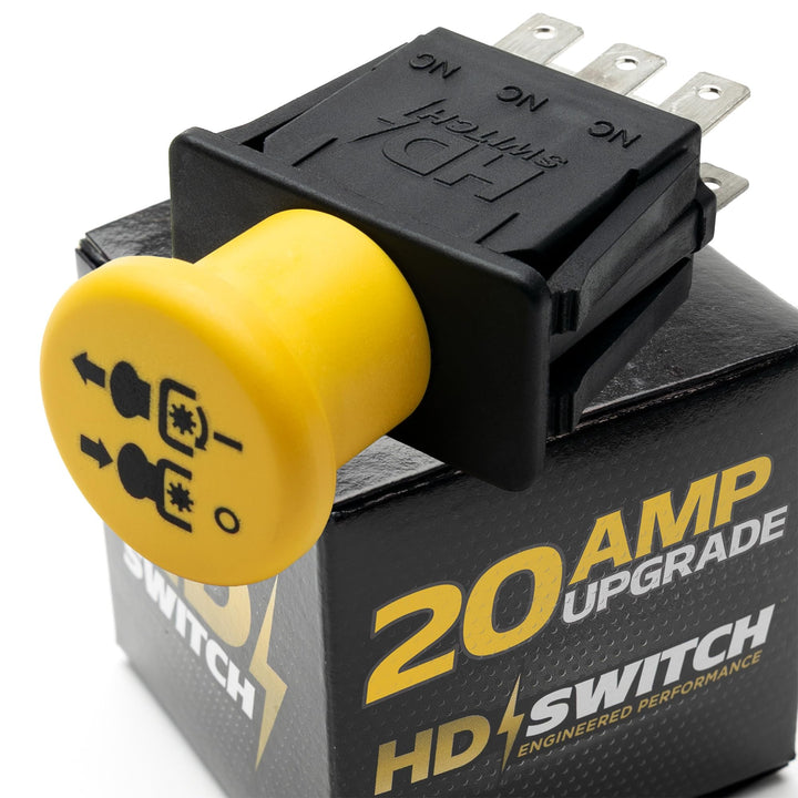 HD Switch front view showing OEM-style housing and easy install benefit