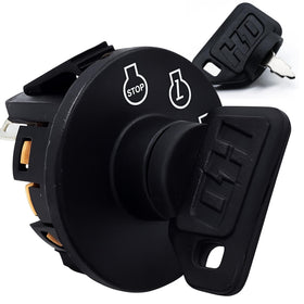 HD Switch front view showing ignition switch and keys for easy replacement