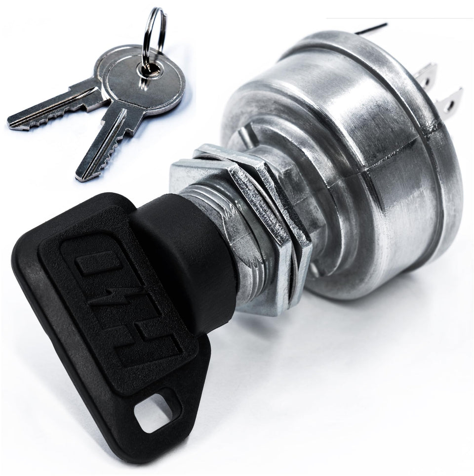 HD Switch front assembly showing ignition face and key slot benefit easy replacement