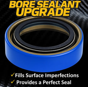 HD Switch bearings installed on Scag hub improving wheel reliability