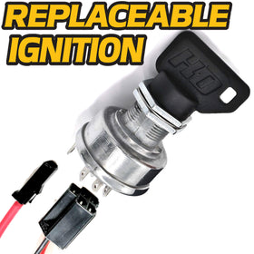 HD Switch side connector close-up showing precise electrical terminals benefit