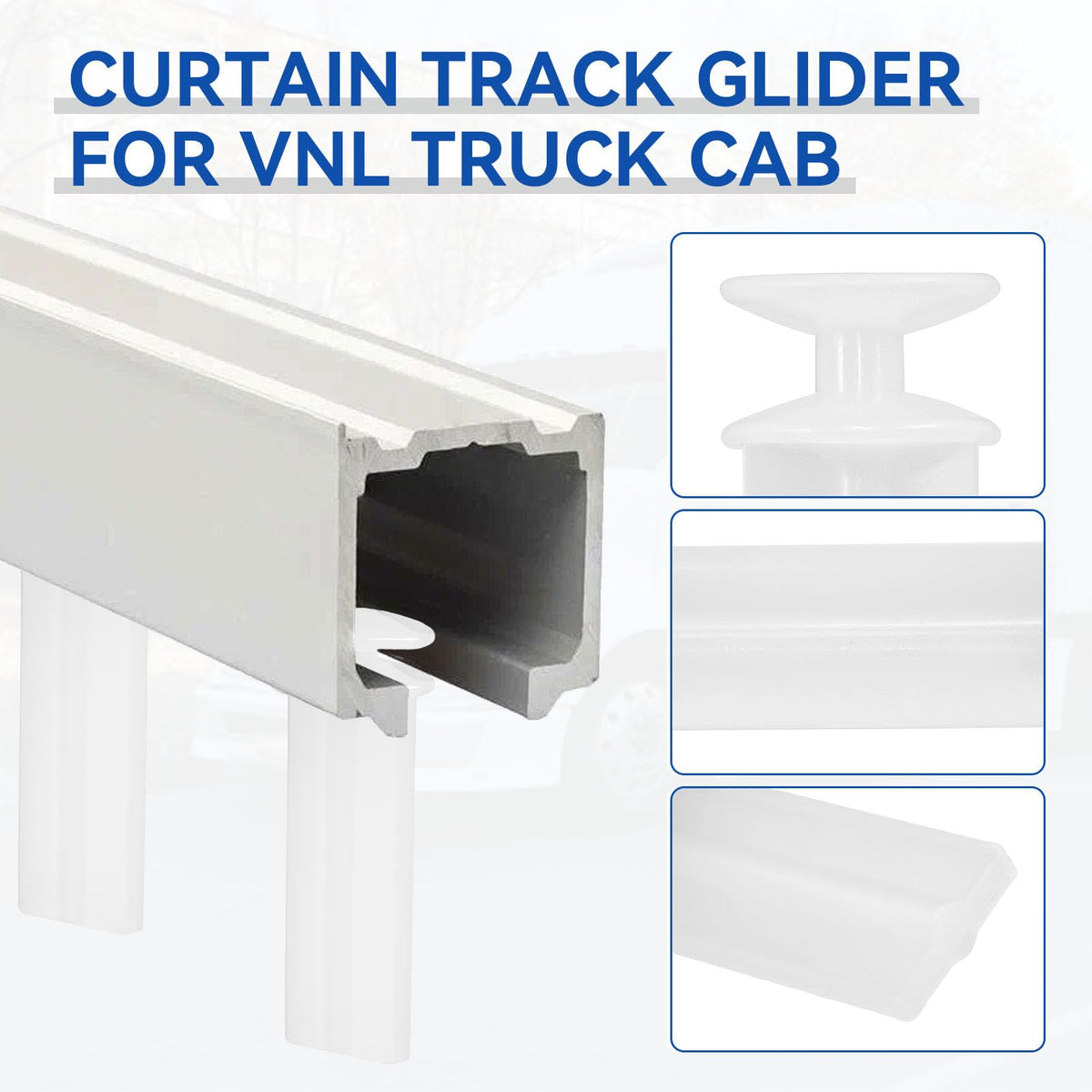 HDWGGD installed glider in track demonstrating reliable curtain retention
