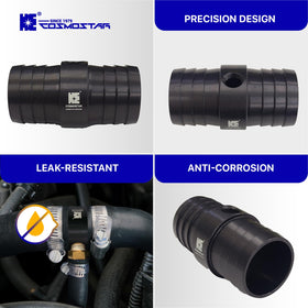 HE COSMOSTAR anodized surface texture resisting corrosion and wear under heat