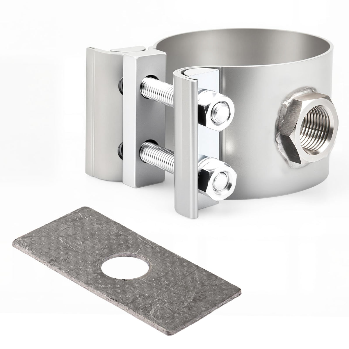 HEBRAR front view of clamp-on bung showing robust build and easy fit