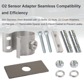 HEBRAR kit hardware layout and gasket showing sealed connection benefit